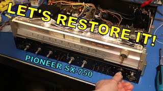 Restoring The Power-Washed Pioneer SX-750