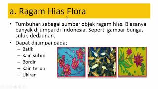 Seni Budaya kelas VII - Pengertian, Motif dan Pola Ragam Hias materi daring