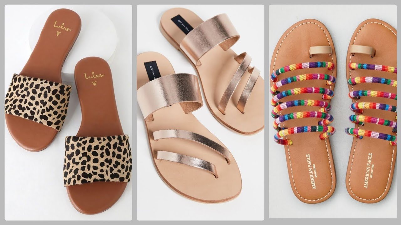 Stylish Flat Summer Shoes for Girls images