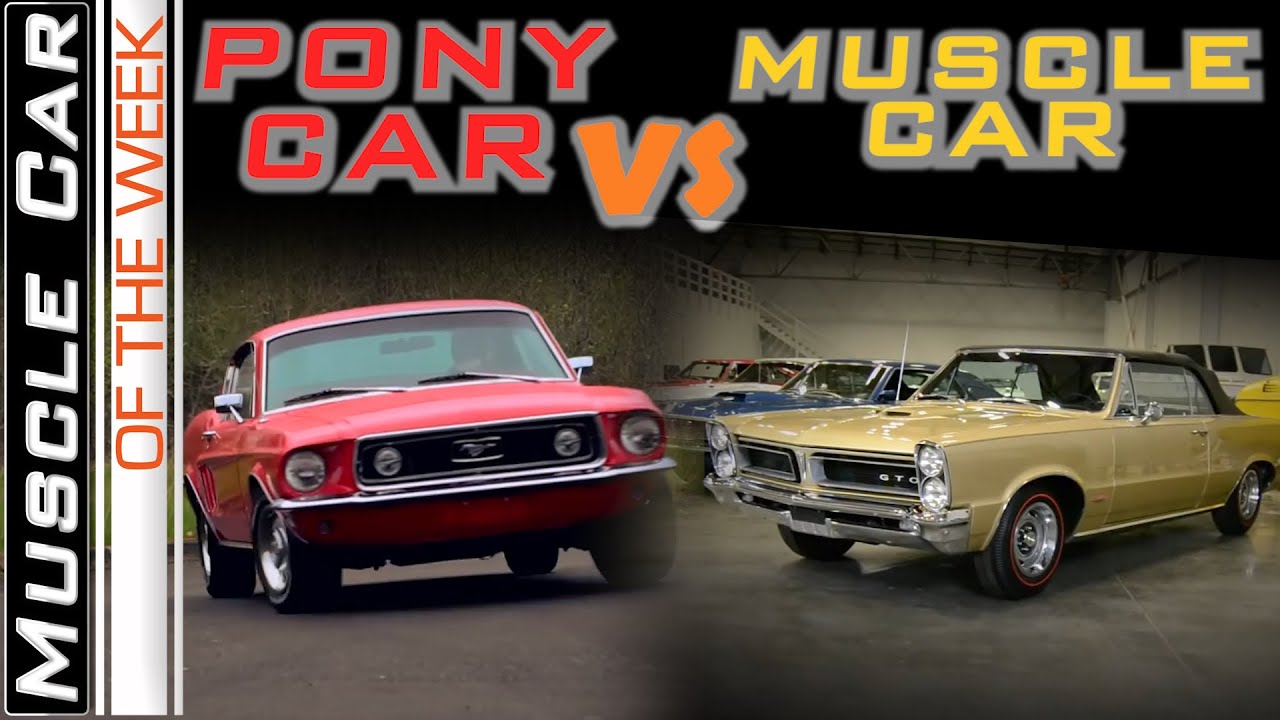 Pony Cars Vs. Muscle Cars - Muscle Car Of The Week Episode 361 - YouTube
