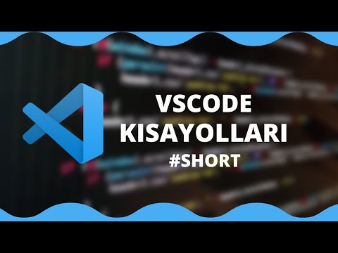 HAP YAZILIM BİLGİLERİ # 1 - VS CODE KISAYOLLARI #Shorts