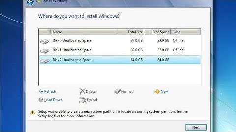 SETUP WAS UNABLE TO USE EXISTING PARTITION (Window Installation)