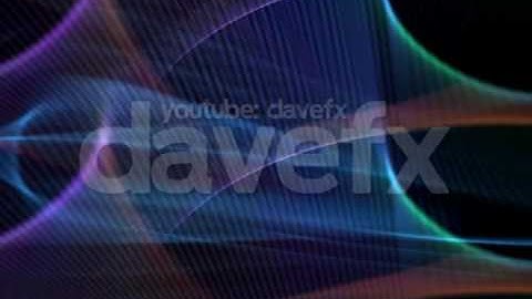 DAVE FX - Blue Purple Abstract WAVES Background Animation