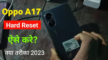 Oppo A17 Factory Hard Reset Kaise Kare | Oppo hard reset kaise kare