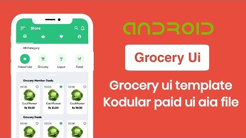 e commerce app ui template | kodular | aia file | kodular aia file | kodular aia | aia file kodular