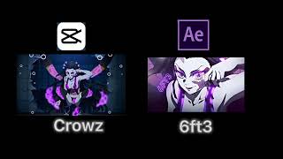 Capcut Vs After Effect  La La La Shinobu Edit  6ft3 Remake