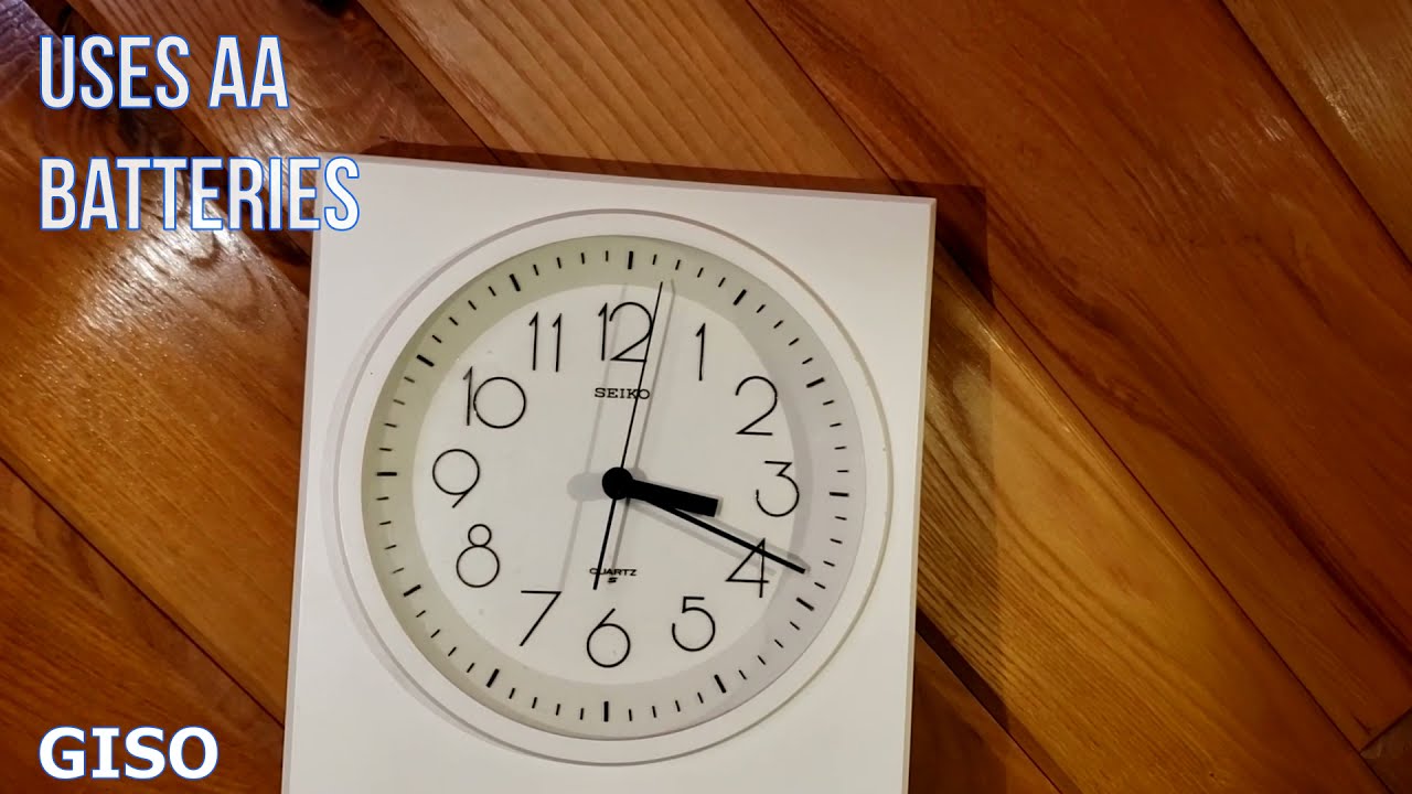 Vintage Seiko Clock Timer Model QQA144C - YouTube