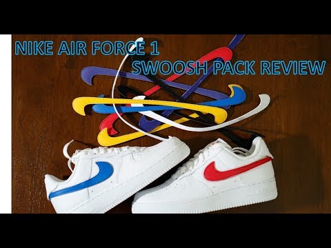 compuesto ética Lesionarse REVIEW - Nike Air Force 1 Swoosh Pack - YouTube