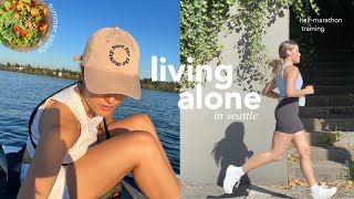 living alone | internship things, solo time & life recently