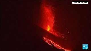 Éruption aux Canaries : reprise de l'activité volcanique après une brève pause • FRANCE 24