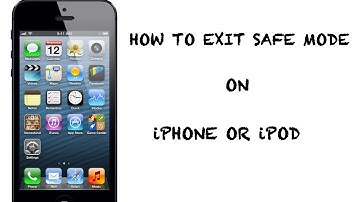 How to exit safe mode on iPhone/iPod/iPad (EASY WAY)