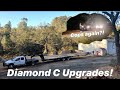 ADDING UPGRADES TO MY DIAMOND C TRAILER AND COPS SHOWED UP AGAIN! (NOT CLICKBAIT) LOL