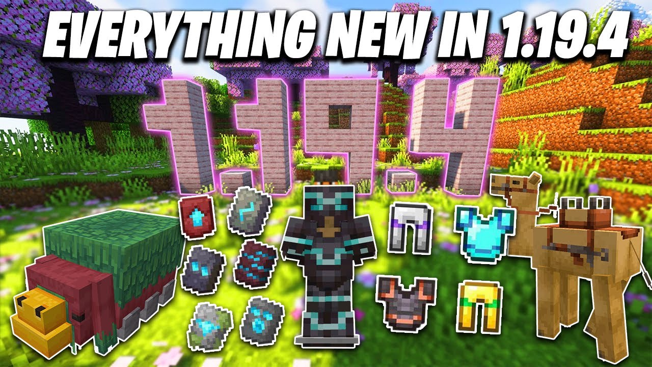 Everything added in the Minecraft 1.19.4 Update