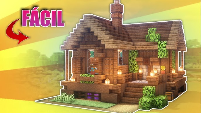 ➤ Como fazer uma casa rústica no Minecraft? - casa rústica 🎮