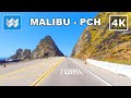 [4K] Scenic Drive: Malibu to Point Mugu via Pacific Coast Highway / California 1 North USA