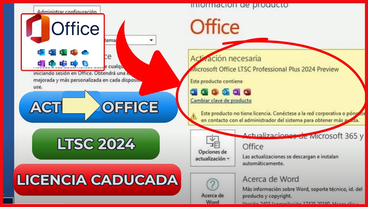 ✅ Cómo Solucionar Problemas y Act Para Office LTSC 2024? I Guía paso a paso 2026