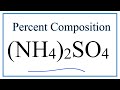 Percent Composition and Atomic Counts