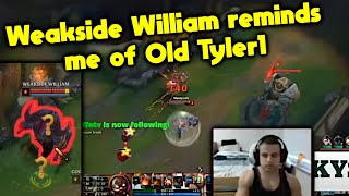 Tyler1 reacts to Weakside William Reminds me of Old Tyler1