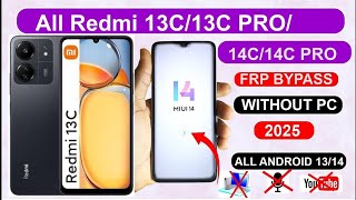 Xiaomi Redmi 13C HyperOs 2.0 Frp Bypass Without PC Android 15 | Xiaomi HyperOS 13C Google/FRP Unlock