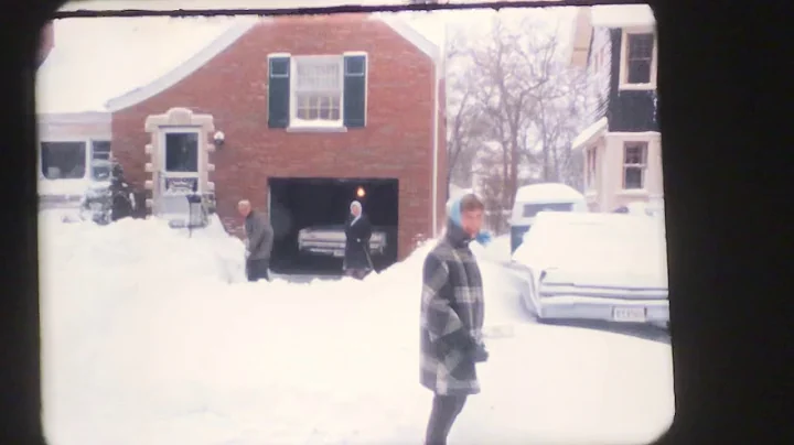 Beeman Family Films 1967 Chicago snowstorm. John B...