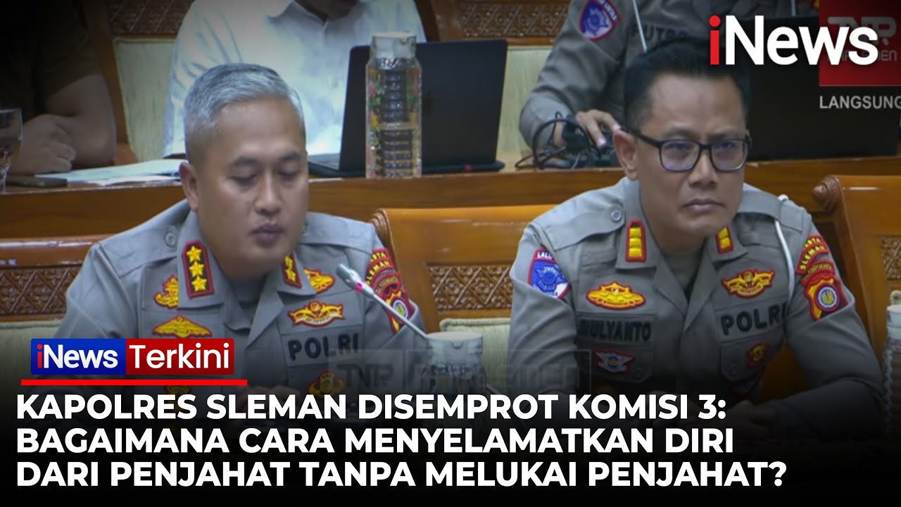 Kapolres Sleman Disemprot: Bagaimana Selamatkan Diri Tanpa Melukai Penjahat? | iNews Terkini (28/01)