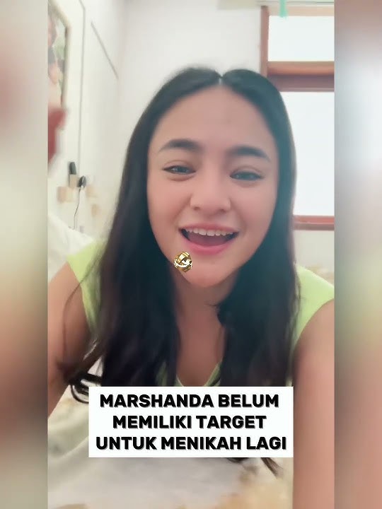 Marshanda tidak miliki target untuk menikah lagi