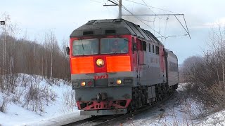 Тэп70-0513 С Пригородным Поездом Алапаевск - Екатеринбург-Пасс. И Очень Приветливой Бригадой