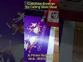 Customize Envelope Die Cutting Silver Sheet - iG Printer Raipur CG