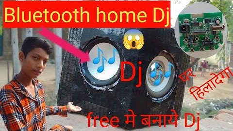How to making Bluetooth speaker Summer Experiment ak technical amrit