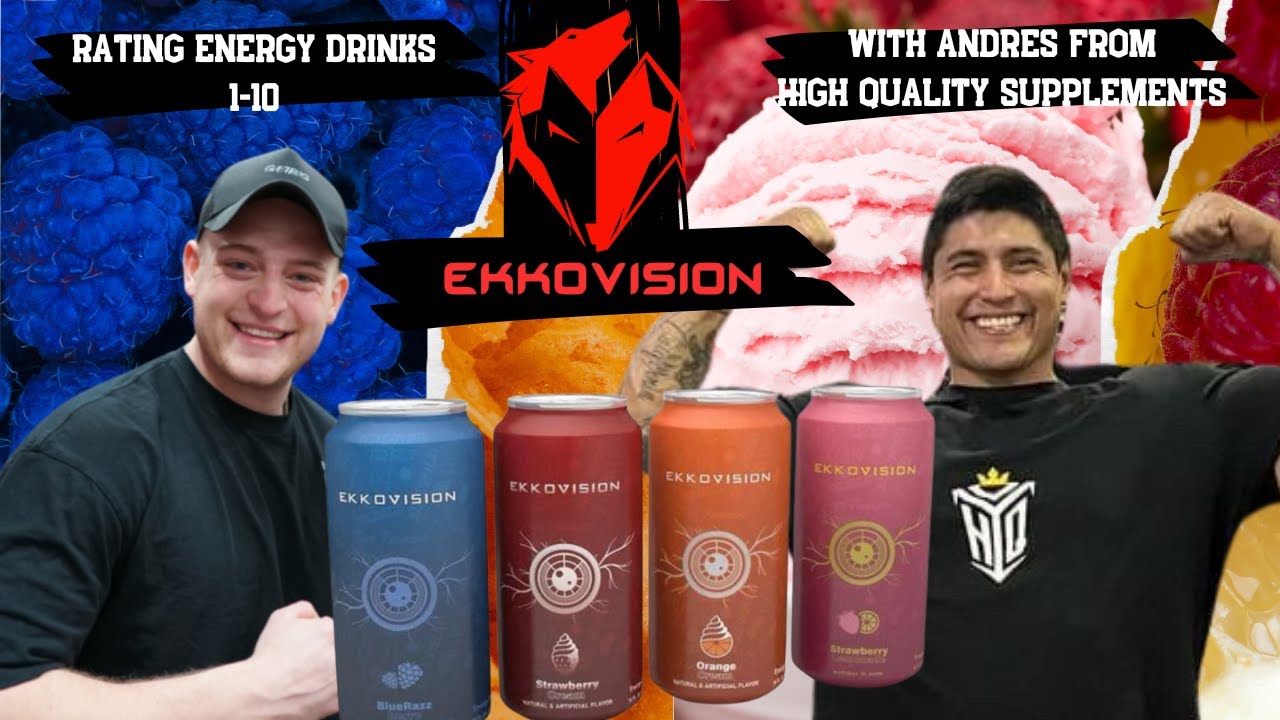EkkoVision Energy Drinks: Honest Review & Taste Test - YouTube