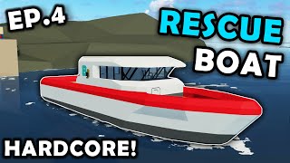 NEW RESCUE BOAT BUILD!! Stormworks HARDCORE Career Survival [S4E4]