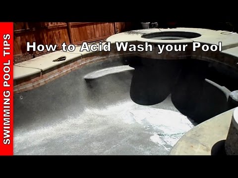 Acid Wash, How to Acid Wash Your Pool
