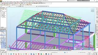 How to modeling Steel roof of Villa Part 2