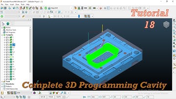 Autodesk Powormill Delcom 2017 3D Programming Cavity CompleteTutorial