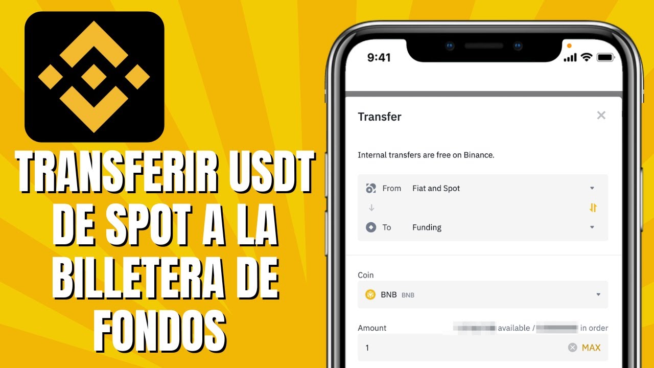 Cómo TRANSFERIR USDT De La Billetera Spot A La Billetera De Fondos En BINANCE