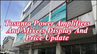 Tusonra Power Amplifiers, Mixers, Equalizer, Crossover display and 2023 price update