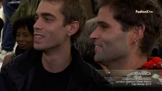 JORDANLUCA Presentation London Fashion Week Men's Fall/Winter 2019