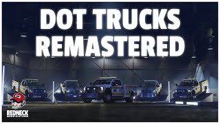 DOT Utility & Standard Bed Trucks (Remastered) | GTA5 Vehicle Model Showcase