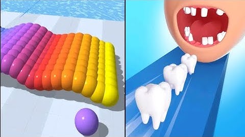 Canvas Run VS Smile Rush Gameplay All Levels (Android, iOS)