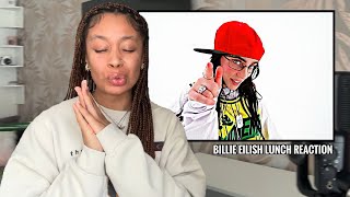Billie Eilish - LUNCH 😳 (Official Music Video) | UK REACTION 🇬🇧