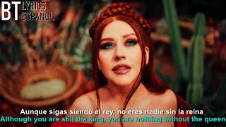Christina Aguilera - La Reina \/\/ Lyrics + Español \/\/ Video Official