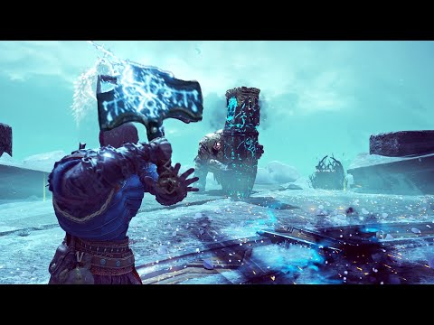 God Of War Ragnarok Thor Hammer Gameplay HD 60fps 2022