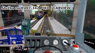 Służba na EU07-342 PIKO | Cabview |