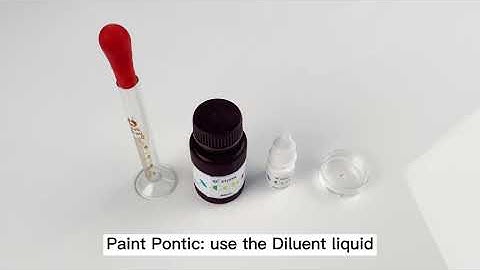 Color liquid Instruction for white zirconia