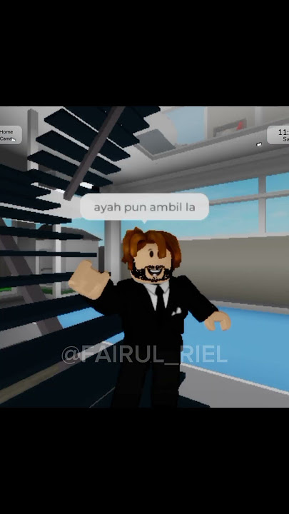 Adik beradik bergurau| Roblox malaysia meme #roblox #brookhaven #lawak