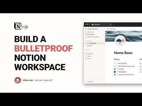 Build a Bulletproof Notion Workspace