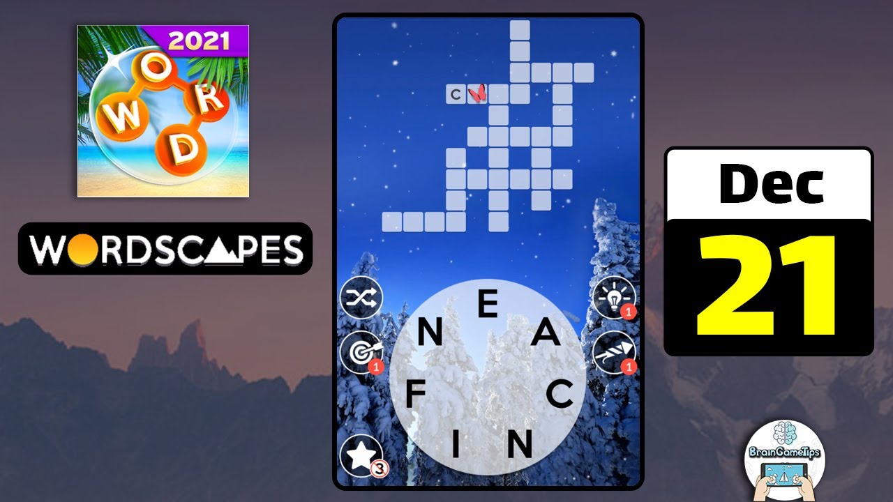 Wordscapes Daily Puzzle December 21 2021 YouTube