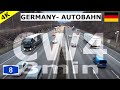 4K CW4 Germany Autobahn A8 Stuttgart 3 Minute ... relax, chill &amp; drive