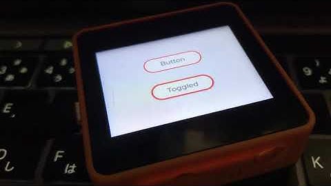 M5Stack Core2でボタン操作