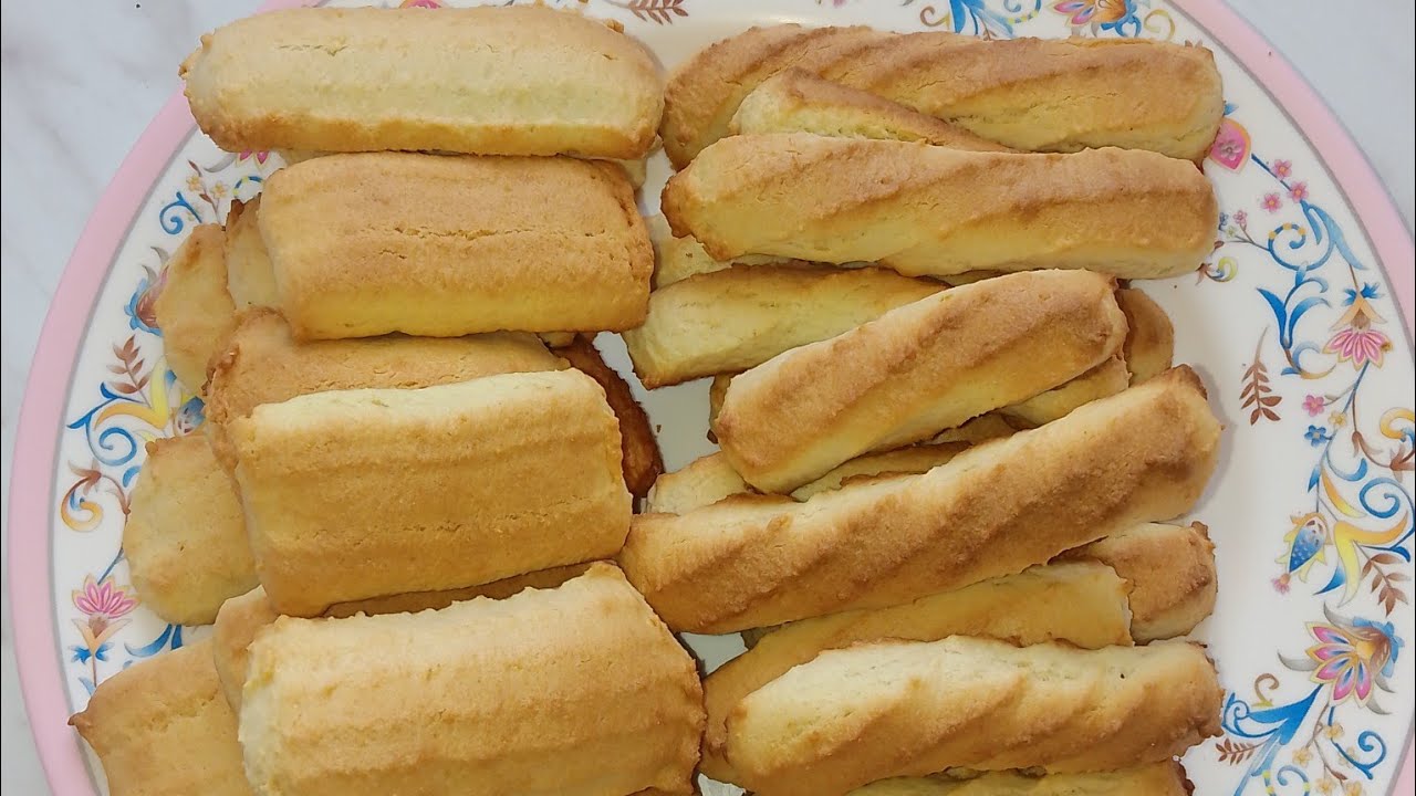 بسكوت النشادر الصعيدي بدون زبده ولا مكنة وبديل الصيجن 